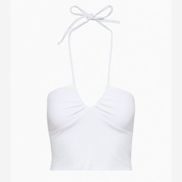 Aritzia Wilfred Merci Halter Crop Top 2XS - Picture 2 of 4